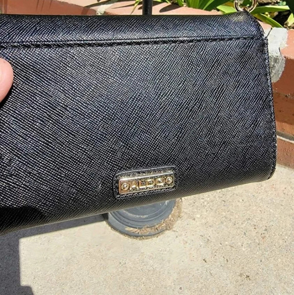 Aldo crossbody purse. Black wallet size. - Picture 2 of 12